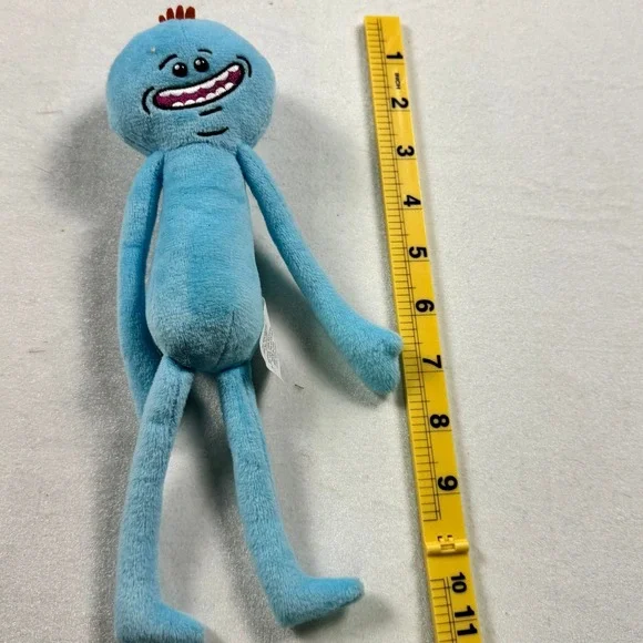 Rick and Morty Mr Meeseeks Plush Blue Adult Swim JINX 2016 Stuffed Toy 10.5 Inch - Picture 6 of 6